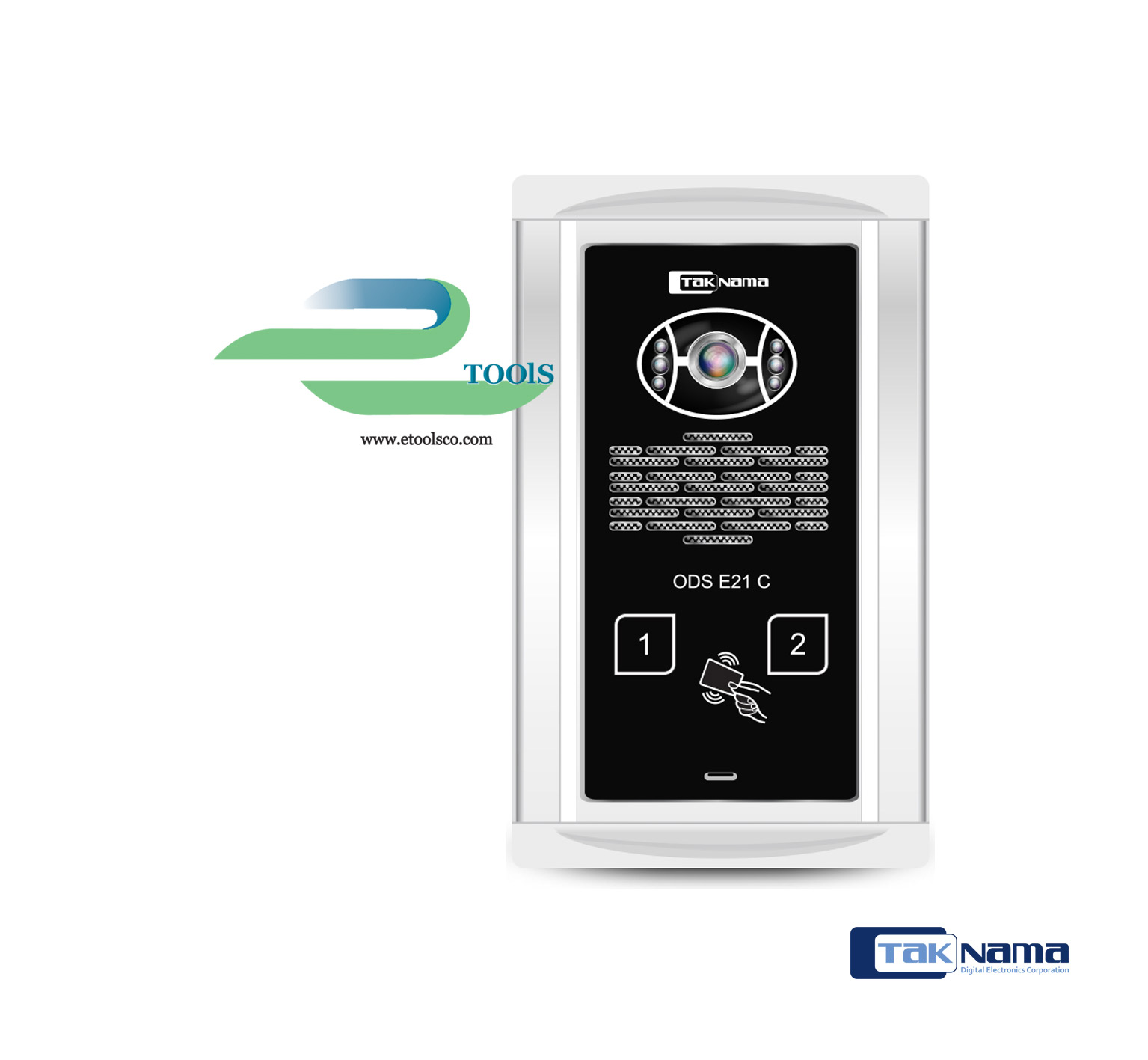 پنل 2 واحدی لمسی آیفون تصویری تک نما